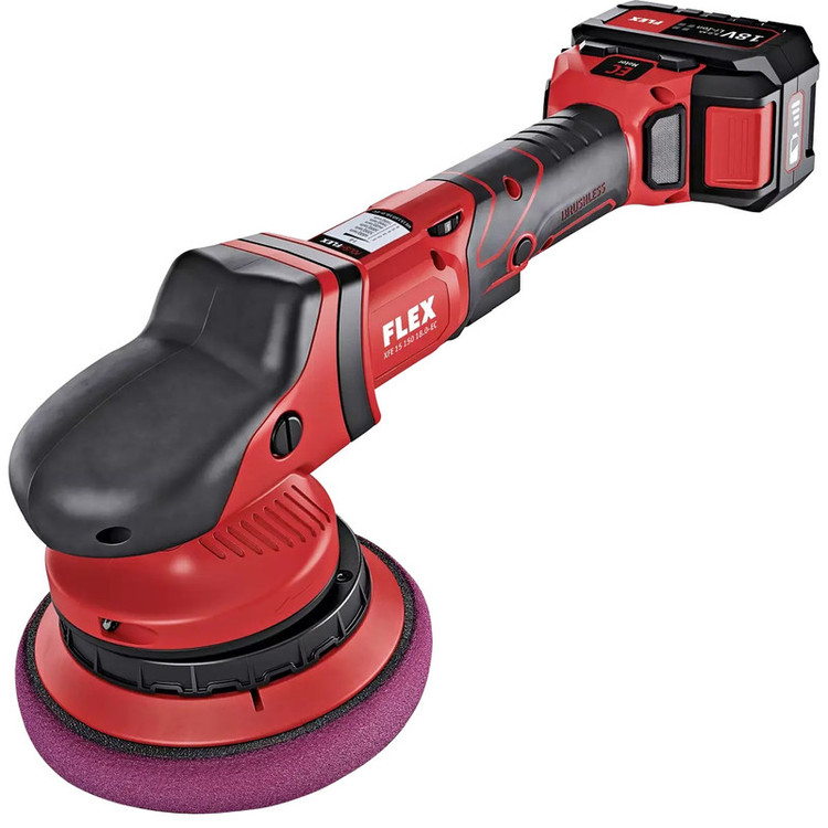 دستگاه پولیش اوربیتال شارژی فلکس مدل XFE 15 150 18.0-EC/5.0 Set-نما 2