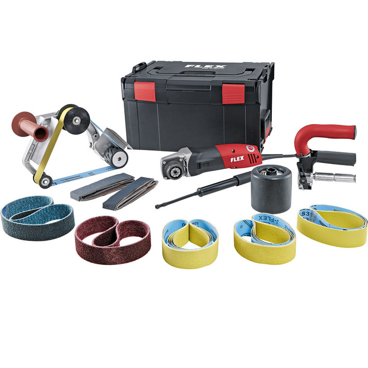 دستگاه سنباده زن استیل فلکس مدل BSE 14-3 INOX Set مجموعمه 24 عددی کد 433454