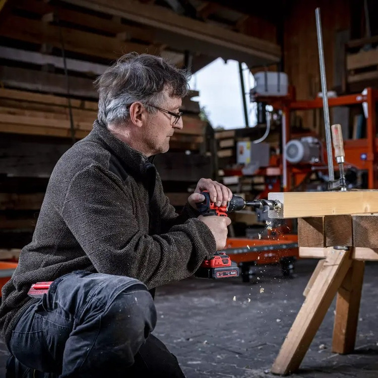 دریل پیچ گوشتی چکشی شارژی فلکس مدل PD 2G 18.0-EC LD/2.5 Set کاربرد 1