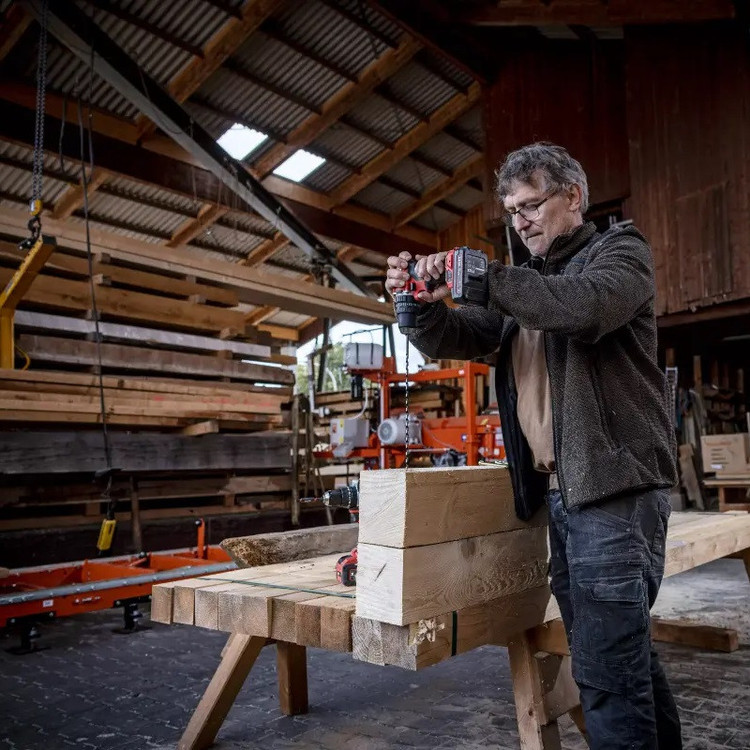 دریل پیچ گوشتی چکشی شارژی فلکس مدل PD 2G 18.0-EC LD/2.5 Set کاربرد 4