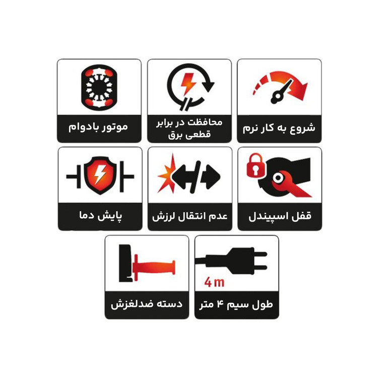 مینی فرز فلکس مدل L 811 125 علایم