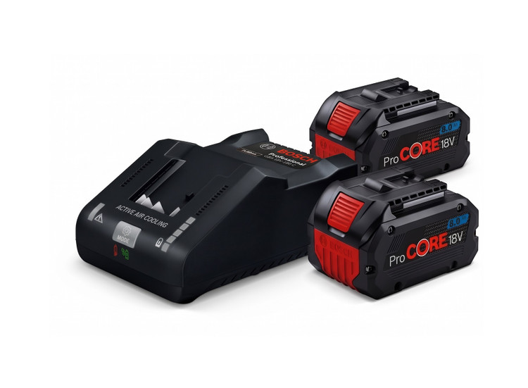 ست باتری و شارژر بوش مدل GAL18V-160+ 2 x ProCORE 18V 8.0Ah